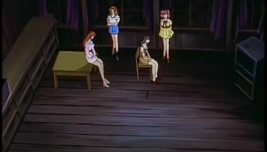 Anime girls abused by jerk