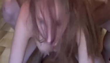Hardcore double penetration threesome