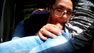 Extreme in Train : Public Blowjob and cum in mouth