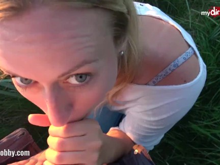 My Dirty Hobby – Hot public blowjob on the beach