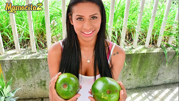 Amateur Colombian girl makes her first porn video